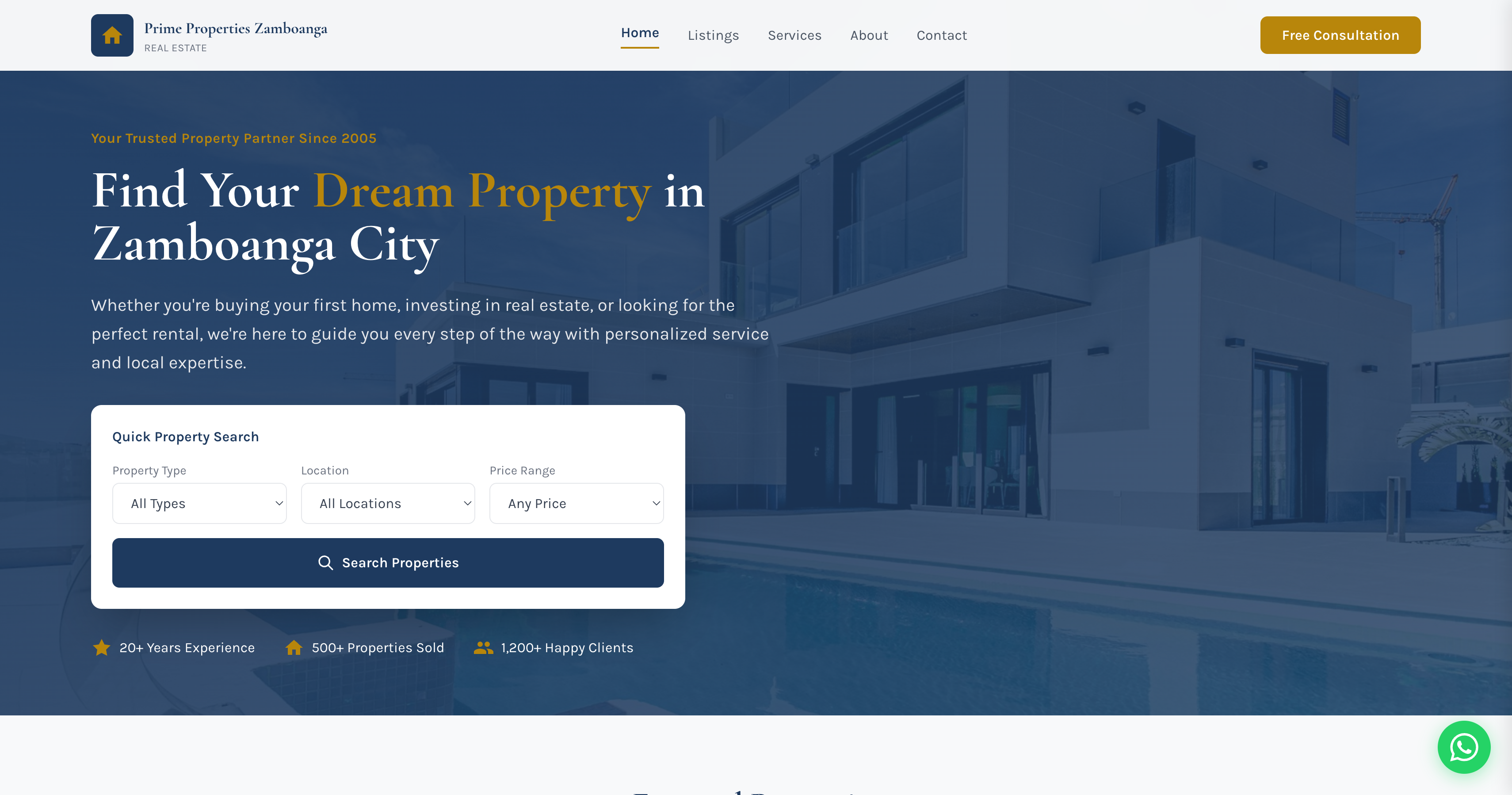 Prime Properties - Real Estate Website