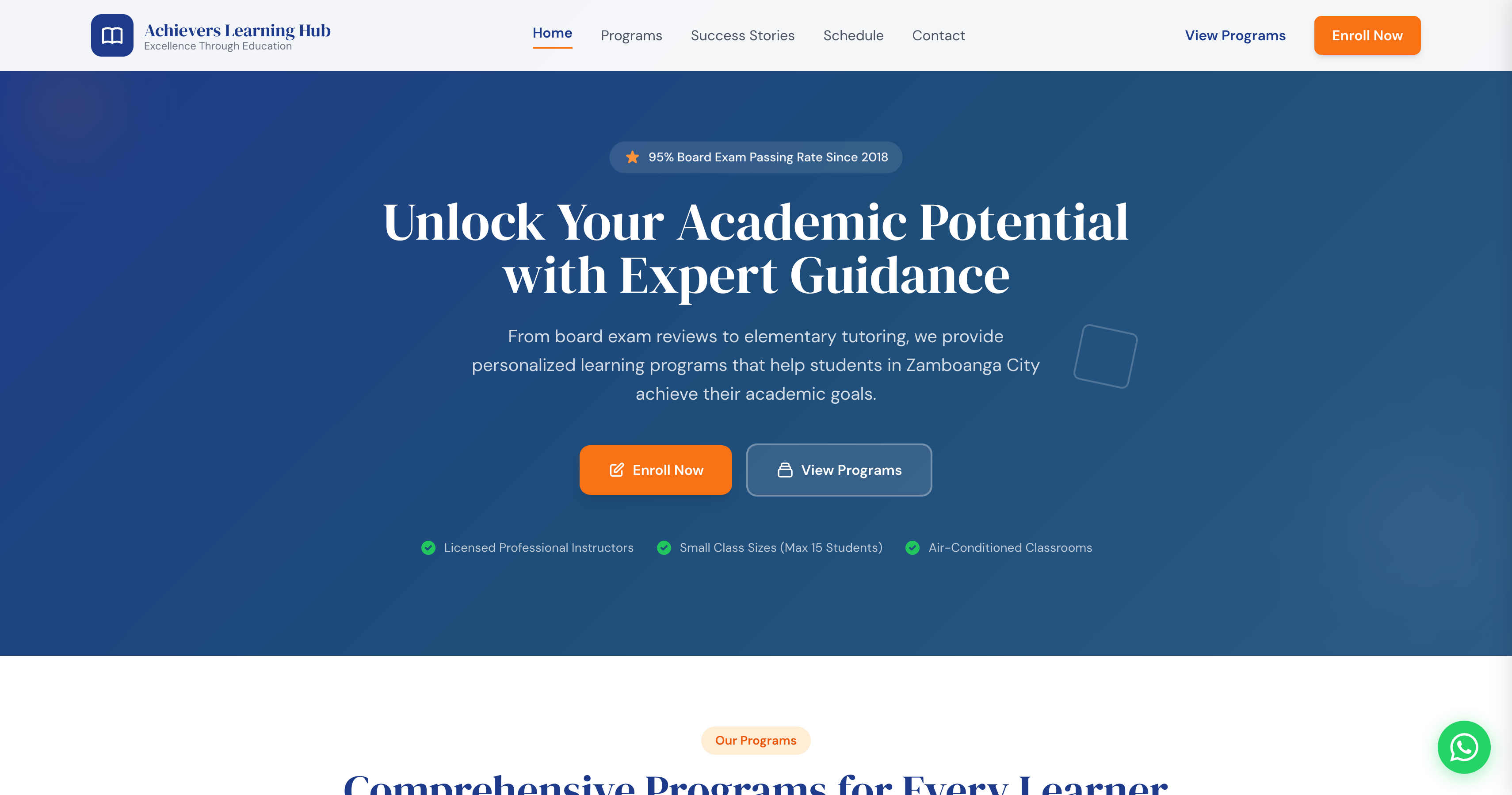 Achievers Learning Hub - Tutorial Center